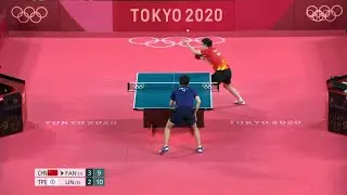 Fan Zhendong vs Lin Yun-Ju (SF) - Tokyo 2020 Olympic Highlights [4K 60FPS]