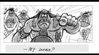 Skrek Forever After: Storyboard sequence by Chris Reccardi
