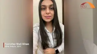 Students talks about online examination at The NorthCap University