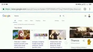 What Happens When You Type Thanos On Google ?
