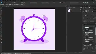 How to create an Alarm clock vector illustration