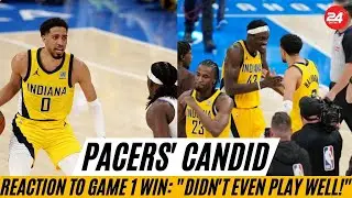 Pacers' Candid Reaction to Game 1 Win: 