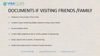 Documents Required for Canada Tourist Visa, Business Visa
