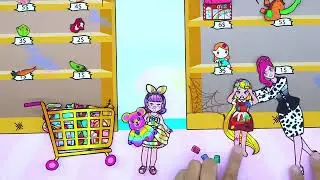 [🐾Paper Doll🐾] Poor Rapunzel Family Jealousy Rich Amy Family and Mother Regret - Rapunzel Family