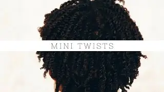 How To: Mini Twist on Short Natural 4b/4c Hair | Mielle Organics