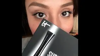 1st Impression/Demo on the NEW IT Cosmetics SUPERHERO Mascara