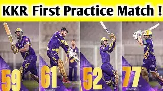 KKR First Practice Match ! | KKR Practice Match 2025 Highlight |