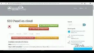 Secured SEOPanel on Ubuntu 14.04 LTS - Deploy on Azure , AWS and Google Cloud Platform.