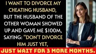 Preparing To Divorce My Cheating Husband His Mistress's Spouse Appeared Gave Me $100M Saying...