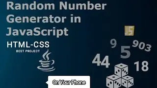Generate Random Number Project Using HTML-CSS On Your Phone 🔥