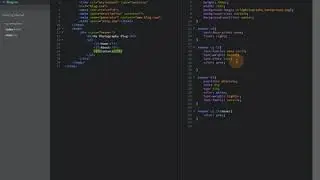 Blog in html and css