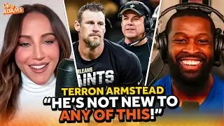 Terron Armstead on Dan Campbell & Lions OFFENSIVE Play-calling! Campbell & Sean Payton with Saints!
