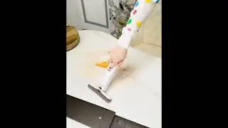 Portable Mini Mop Home Kitchen Cleaning Tool #youtubeshorts