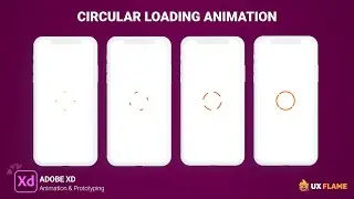 🆕 How to Create Loading Circle Animation using Auto-Animate in Adobe XD