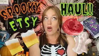 Halloween Etsy Shop HAUL! (Spooky Soaps & Candles!)