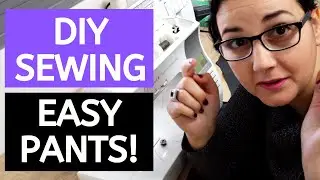 DIY How to make leather pants from scratch No Zipper- Tutorial Easy and Fast | Clone your Wardrobe