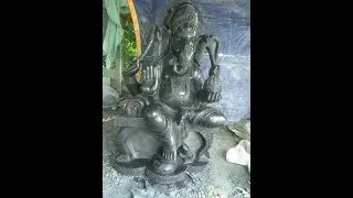 Making Ganesh | Murti Making ( Video) | How to make Ganesh Idol in Black Stone Exclusive
