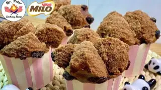 美禄杯子发糕  |  古早味  |  Steamed Milo Huat  Kueh | Milo Sponge Cake