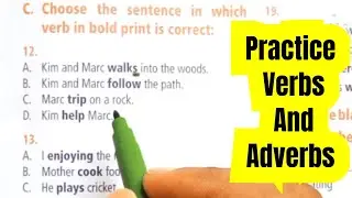 Verbs and Adverbs | Practice olympiad questions | Class 2 English Grammar
