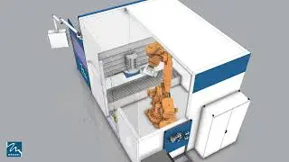 Robotergef&uuml;hrtes Fr&auml;sen, Entgraten und Bearbeiten mit M&ouml;ssner FlexCube professional plus - M&ouml;ssner