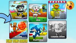 💥 TUNG TUNG SAHUR PLAY TOWER MODE LEVEL - #1 | BRAIN ROT GAME 🔱