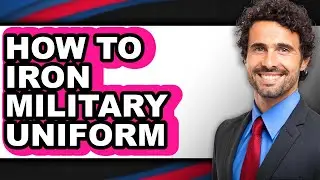 How to Iron Military Uniform (Only Way)