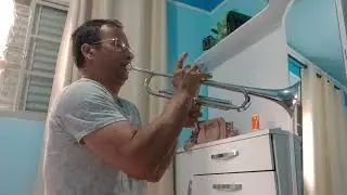 Hino 401. Revela teu querer. Playback lindo do irmão no trompete 
