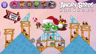 Angry Birds Reloaded [APPLE ARCADE] - Secret Area! Map PIG HARD (Level 31-45 Final)