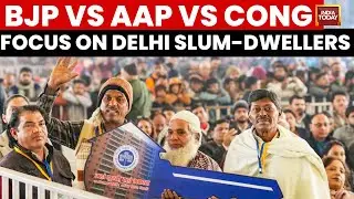 Big Political Battle For Delhi Slum Dwellers | Delhi Elections | BJP Vs AAP
