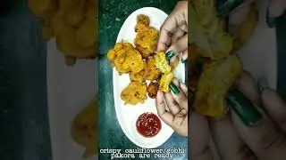 Street Style Gobhi/Cauliflower Pakoda | Quick & Easy Recipe | Rekha Bhatnagar