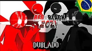 Red vs Black STICK FIGHT 2021 (Dublado 🇧🇷) BAGULHO DEU TRABALHO TQP