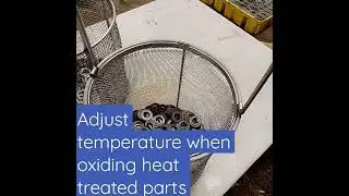 how to Black ox heat-treated parts
