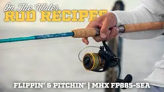 Versatile FP885-MHX Rod Recipe for Freshwater & Saltwater | Metallic Seafoam Spinning Rod Recipe