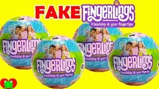 Genie Opens FAKE vs. Real Fingerlings
