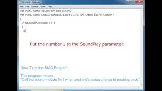 How to play the sound (Cabin Announce) by SIOC & FSUIPC