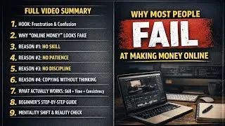 Why Most People Fail At Making Money Online?