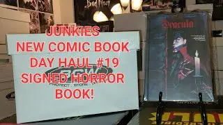 NEW COMIC BOOK DAY HAUL #19 HOT SIGNED HORROR HARD BACK!