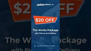 With pick-up AND delivery, save with $20 off the Works Package with D-Patrick Ford Service! #Ford