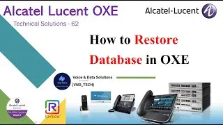 Alcatel OmniPCX Enterprise - How to Restore OXE Database