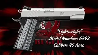 Ruger SR1911 Lightweight - Big bore performance in a lightweight package!