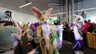 2018 anthrocon fursuit parade!
