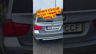 Сбросить ошибку короткого замыкания на BMW легко!