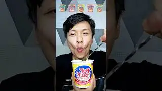 MAKAN BERBAGAI MACAM POP MIE KUAH #shorts #popmie #indonesianfood