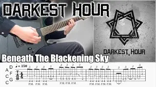 Beneath The Blackening Sky / Darkest Hour (screen TAB | Guitar lesson)