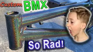 Custom Powder Coated BMX Bike Frame!