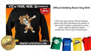 Official Dabbing Boxer Dog Shirt