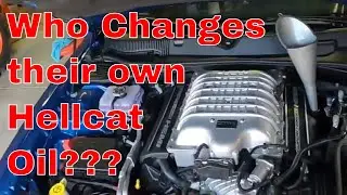 How to Change Your oil | The Best Hellcat Redeye Oil Change Video on YouTube EVER!