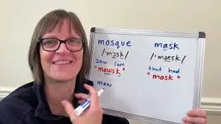 How to Pronounce Mosque and Mask
