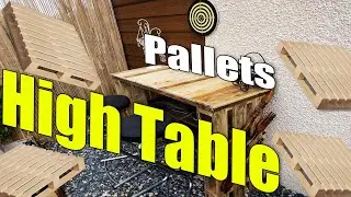 Pallets High Bar Table - Diy