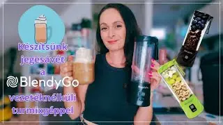 BlendyGo 3 vezetéknélküli turmixgéppel készítek jegeskávét *Végre itt a tavasz* Serdült Klaudia